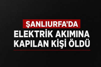 Şanlıurfa’da Elektrik Can Aldı