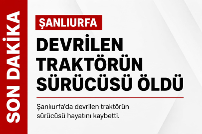 Devrilen Traktörün Sürücüsü Öldü