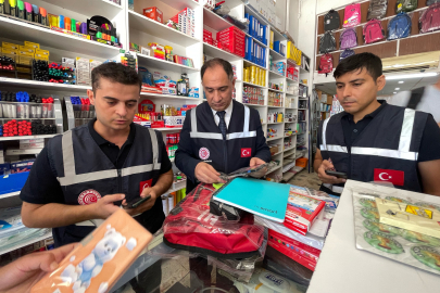 Şanlıurfa’da Kırtasiyelerde Denetim