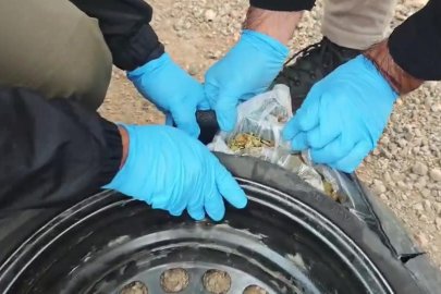 Yedek Lastikte Uyuşturucu Yakalandı